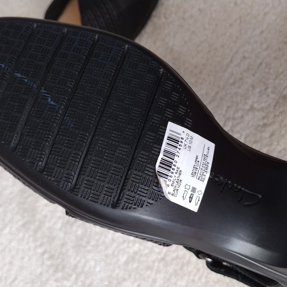 Clarks Black Heels for Women - Picture 6 of 13